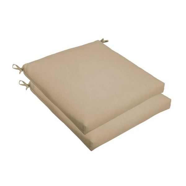 Lot of 6 Chair Cushions Beige