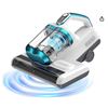 Image 1 : Bed Vacuum Cleaner Mattress Vacuum with 16Kpa Suction 253.7nm UV-C Light, 30000 RPM/Min Dual Brushro