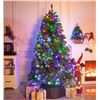 Image 1 : Senjie Artificial Prelit Christmas Tree with Stand,Multicolor Lights,Decorated for Home Holiday Part