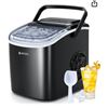 Image 1 : EcozyPortable Ice Maker With 26 Lb Capacity ready in 6mins