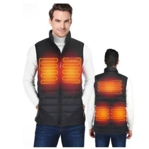LeapSee Men’s Heated Vest With Pockets