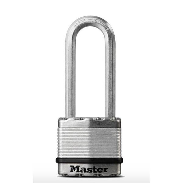 Master Lock Magnum Series M1XKADLJ Padlock, Keyed Different Key, 5/16 in Dia Shackle, 2-1/2 in H Sha