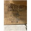 Image 3 : 500 DD 50 1/6 BBL 50 Plain Bags by Rosenbloom Groupe Inc. 12x7x17″