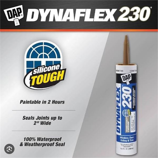 DAP Dynaflex 230 Premium Sealant, Brown, 11 x 300 ml