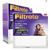 Image 1 : 3M Filtrete 1500 Microparticle Performance Air Filters 20x20x1 (Pack of 6)