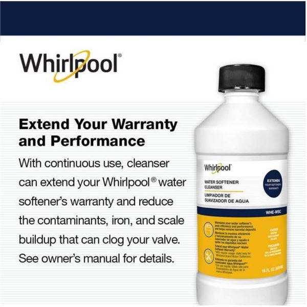 Whirlpool Water Softener Cleanser 470ml, Lot of 3
