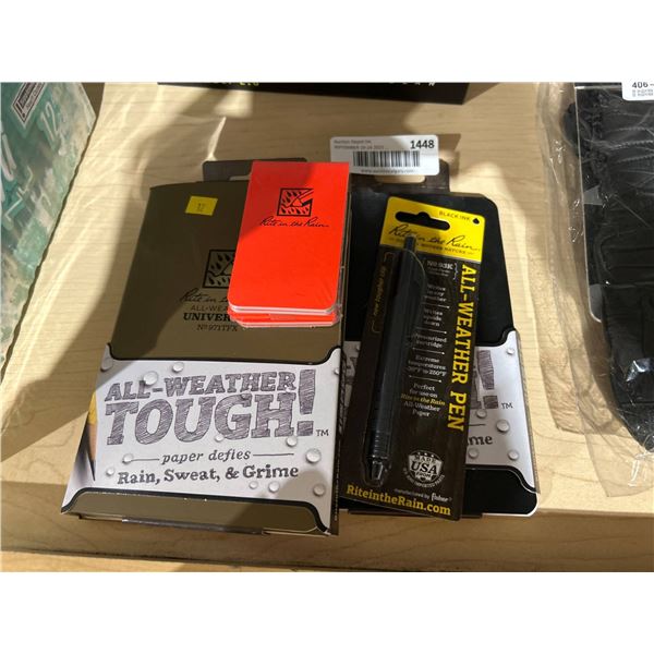 Rite in the Rain All-Weather Notepads and Pen Set