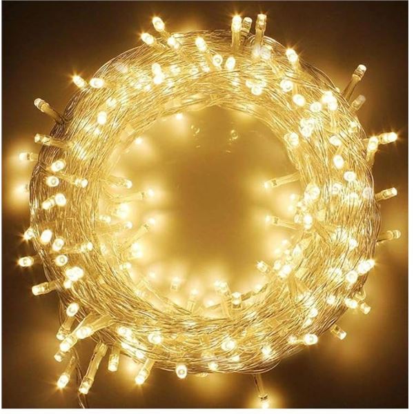 Lot of 6 Fullbell LED Twinkle String Lights, 65.6 ft, 200 LED, Warm White
