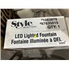 Image 4 : Style Selections LED Lighted Fountain, Model 47635015, Qty: 1