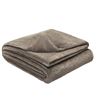 Image 1 : Mon Chateau Luxury Collection Taupe Throw Blanket – Polyester 1805272