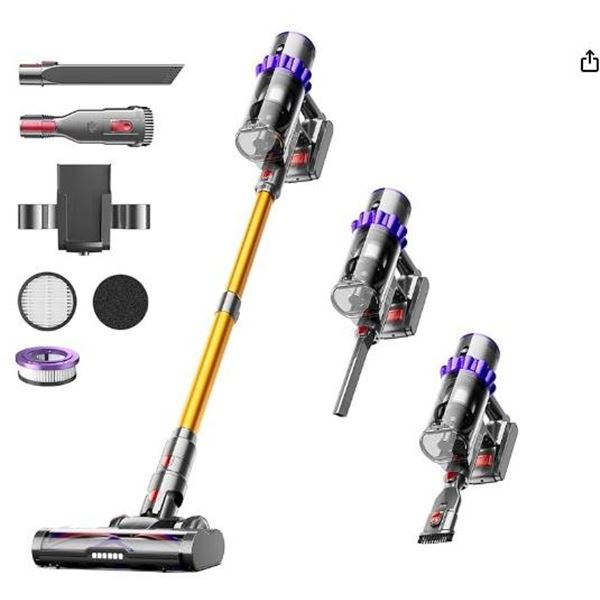 ZVSAHYX V17 Cordless Vacuum Cleaner With 25.9V Power Rating
