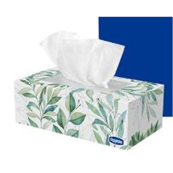 Royale Facial Tissues 18 Pack, 2-Ply, 126 Tissues Per Pack