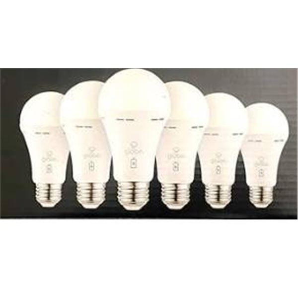 Globe Battery Backup Power Outage LED Bulbs – Pack of 6 Plus 2 Extra