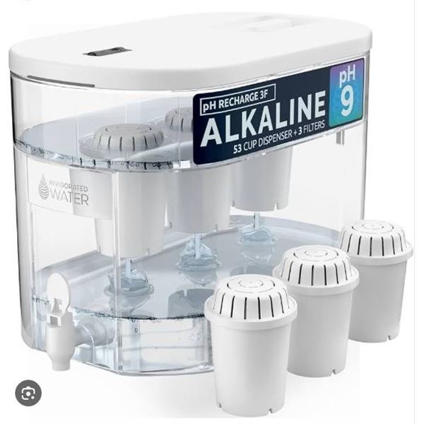 PH Recharge 3F Alkaline Water Filter Countertop Unit