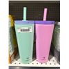 Image 2 : Reduce Tumbler Cups with Reusable Straws, Set of Two