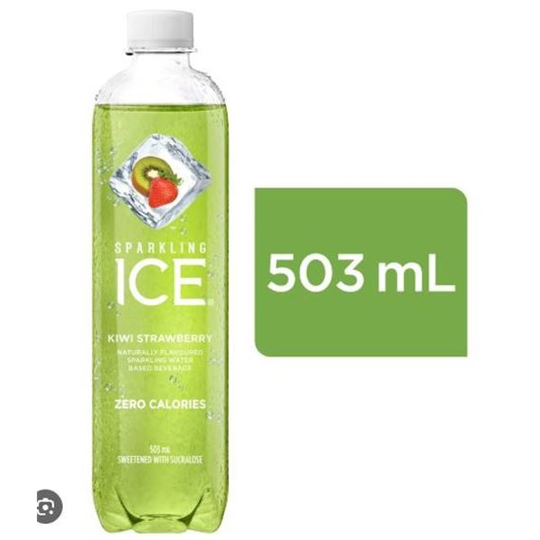 Sparkling Ice Kiwi Strawberry Flavored Beverage Pack – 12x503ml