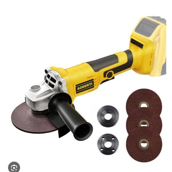 AODERTI  Cordless Angle Grinder with Accessories