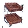Image 1 : Mobile Merchandisers Pastry Basket Counter Rack, Model No. K1414C-U/L-MB