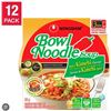 Image 1 : Nongshim Bowl Noodles Spicy Kimchi Flavor Pack, 86g (Set of 12)
