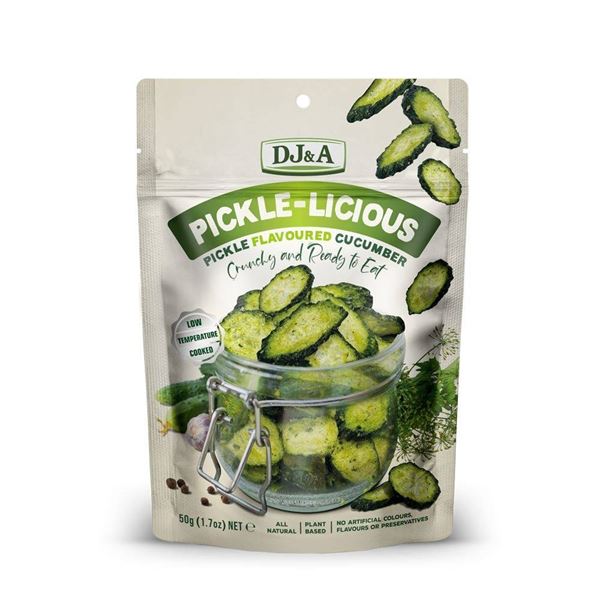 DJ&A Pickle-Licious Cucumber Snacks, 200g