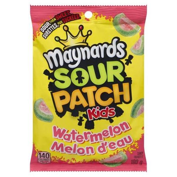 Sour Patch Kids Watermelon 154g Bags – Lot of 12