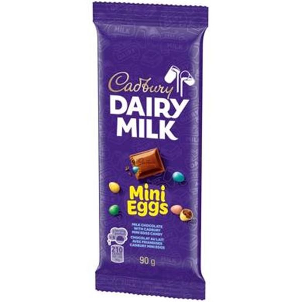 Cadbury Dairy Milk Mini Eggs Milk Chocolate Bars 12 x 90g