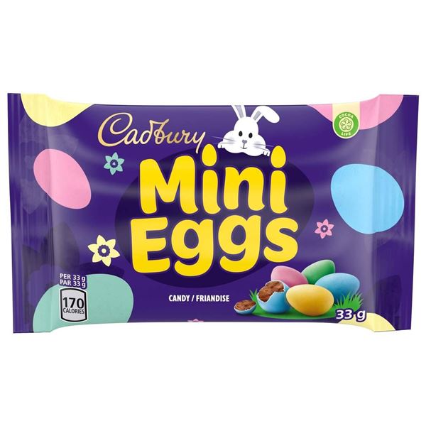 Cadbury Micro Mini Eggs Candy, 48 x 33g Sachets