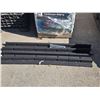 Image 2 : LOT OF 4 – 4ft Black Rubber Landscape Edging with Spikes and Connectors