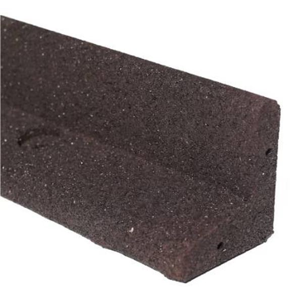 LOT OF 4 – 4ft Black Rubber Landscape Edging with Spikes and Connectors