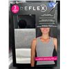 Image 2 : Reflex 3-Pack Ribbed Seamless Tank Tops, Large Multi-Color