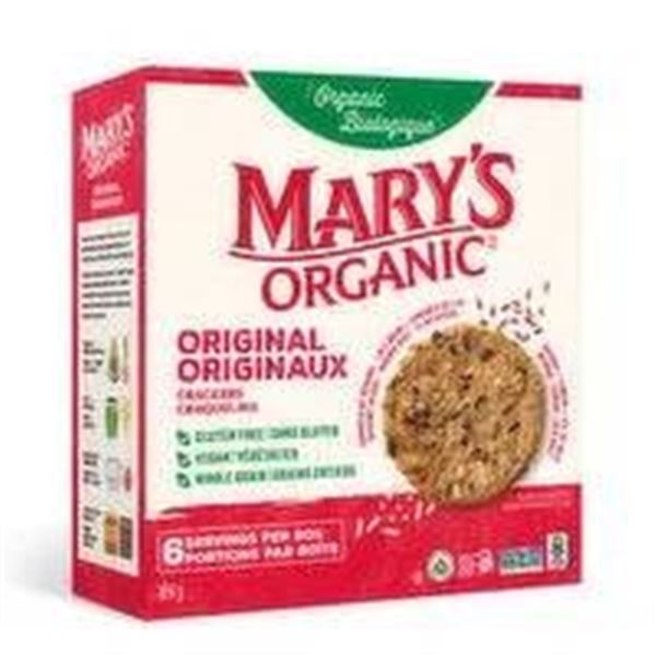 Mary’s Organic Gluten-Free Vegan Crackers, 566 g, 2 Bags of 10 oz