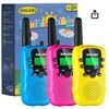 Image 1 : Sanjoin Walkie Talkies Set of 3 for Kids with LCD Screen – Age 3+