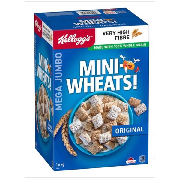 Kellogg’s Mini-Wheats Mega Jumbo 1.6kg Cereal