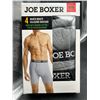 Image 2 : Joe Boxer Men’s 4-Pack Boxer Briefs, Organic Cotton, Size M/M
