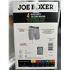 Image 3 : Joe Boxer Men’s 4-Pack Boxer Briefs, Organic Cotton, Size M/M