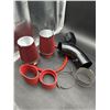 Image 1 : Performance Air Intake System with Dual Red Cone Filters and Tubing