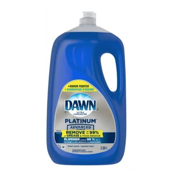 Dawn Platinum Advanced Dishwashing Liquid 2.66 L Ultra Concentrated