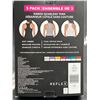 Image 3 : Reflex 3-Pack Ribbed Seamless Tanks, Size S/P, Multi-Color