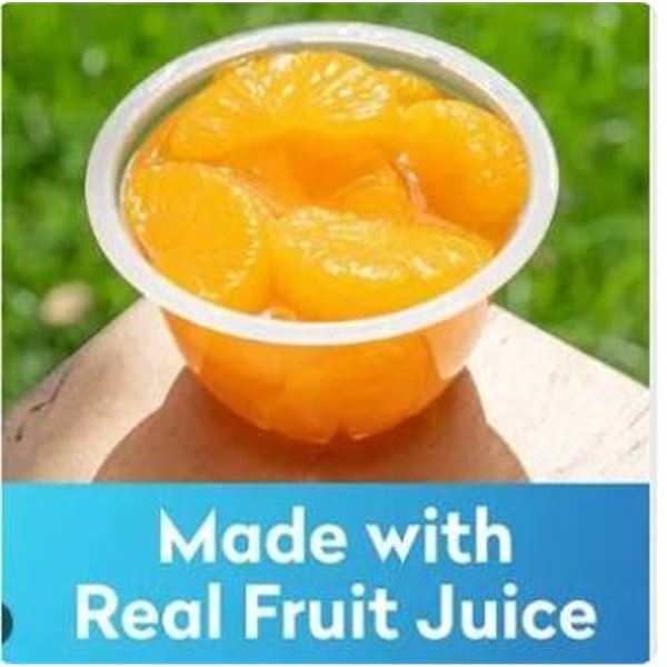 Dole Mandarin Oranges in Fruit Juice, 20 x 107mL Cups