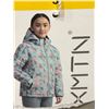 Image 2 : XMTN Girls’ Winter Jacket with Hood in Geometric Pattern