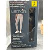 Image 1 : Lemon 2-Pack Ribbed Leggings, High Waist, Size SP