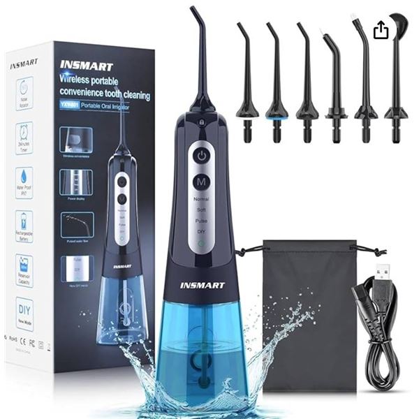 INSMART YXY-801 Wireless Portable Oral Irrigator with 2000mAh Battery