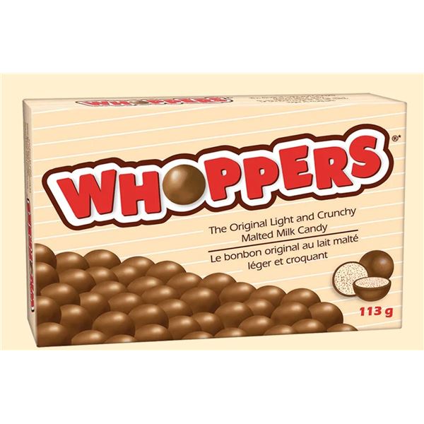 Six Whoppers Malted Milk Candy 113 g Each