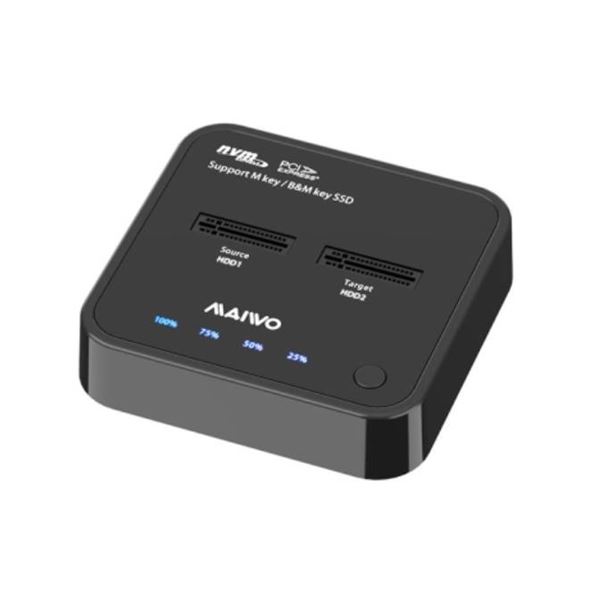 Maiwo Dual Bay NVMe M.2 SSD Docking Station K3050P