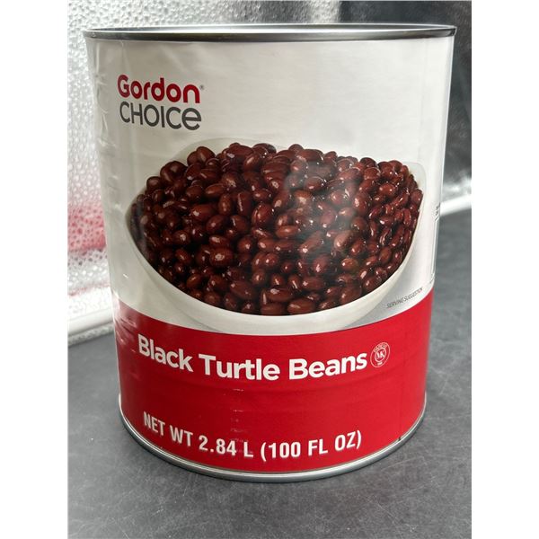 Gordon Choice Black Turtle Beans 100 Fl Oz (2.84 L)