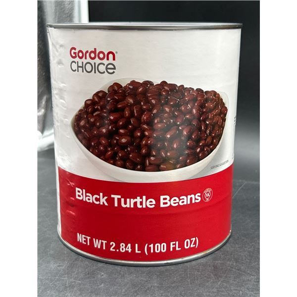 Gordon Choice Black Turtle Beans 100 FL OZ Can