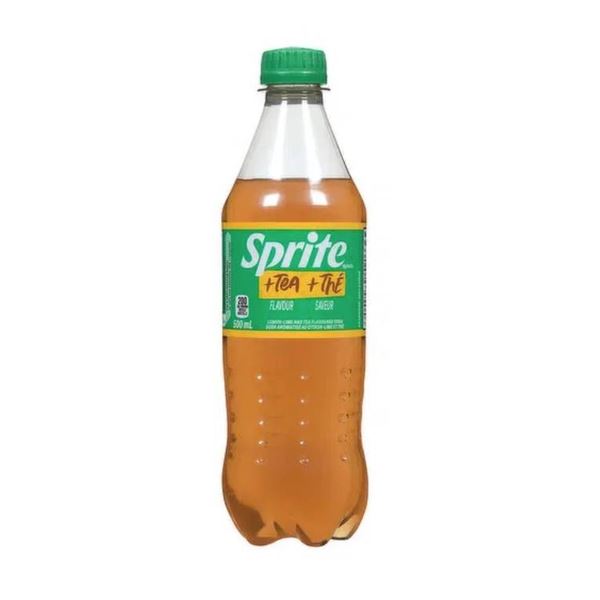 Sprite Lemon Lime + Tea Flavored Beverage (12 x 500 ml Bottles)