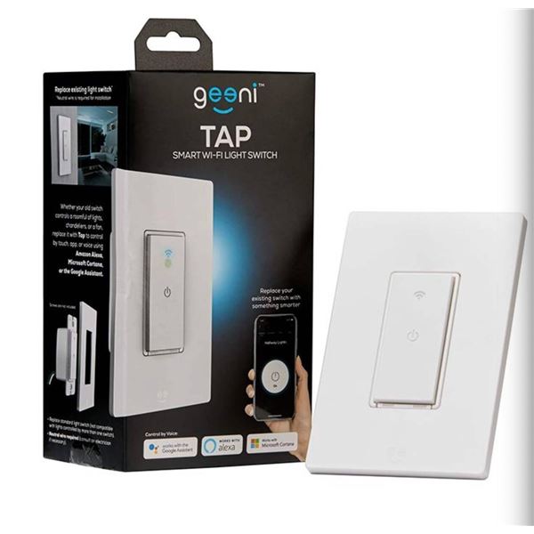 Geeni Tap Smart Wi-Fi Light Switch With App Control