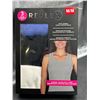 Image 2 : Reflex 3-Pack Ribbed Seamless Tank Tops, M/M, Moisture Wicking