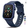 Image 1 : Blue Smartwatch for Kids, Fitness Tracking, Compatible with iOS/Android